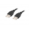 CABLE USB 2.0 LANBERG MACHO/MACHO 1.8M NEGRO