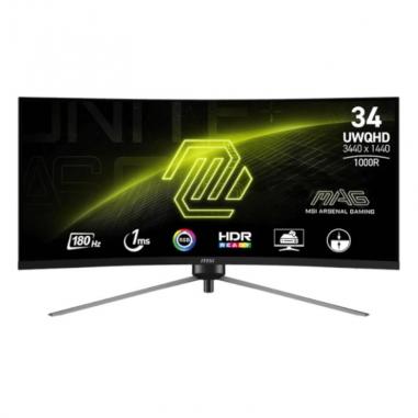 MSI MAG345CQR Monitor34"Gaming WQHD 180h DP HDMI C