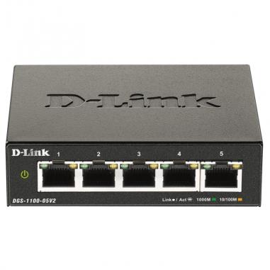 D-Link DGS-1100-05V2 Switch 5xGigabit EasySmart