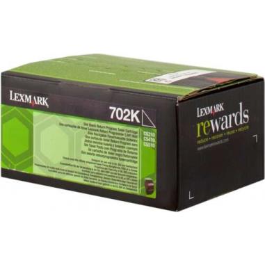 Lexmark CS310/CS410/CS510 Negro Cartucho de Toner Original - 70C20K0/70C20KE/702K