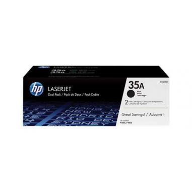 HP CB435A Negro Pack de 2 Cartuchos de Toner Originales - 35A