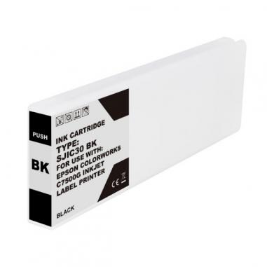 Epson SJIC30P Negro Cartucho de Tinta Pigmentada Generico - Reemplaza C33S020639/SJIC30P(K)