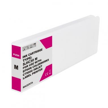 Epson SJIC30P Magenta Cartucho de Tinta Pigmentada Generico - Reemplaza C33S020641/SJIC30P(M)