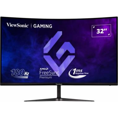 Viewsonic Monitor 32" VX3218C-2K QHD - 165hz - Respuesta 1ms - 1500R Curve Monitor - 16:9 - 250 nits - 2 HDMI - DisplayPort - Al