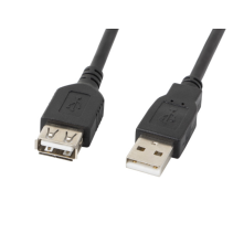 CABLE ALARGADOR LANBERG USB 2.0 MACHO HEMBRA 0.7M NEGRO