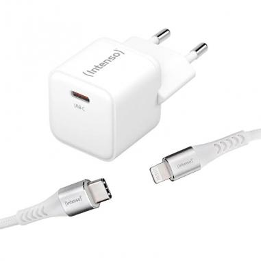 Intenso | Cargador pared GaN W30C USB-C|blanco