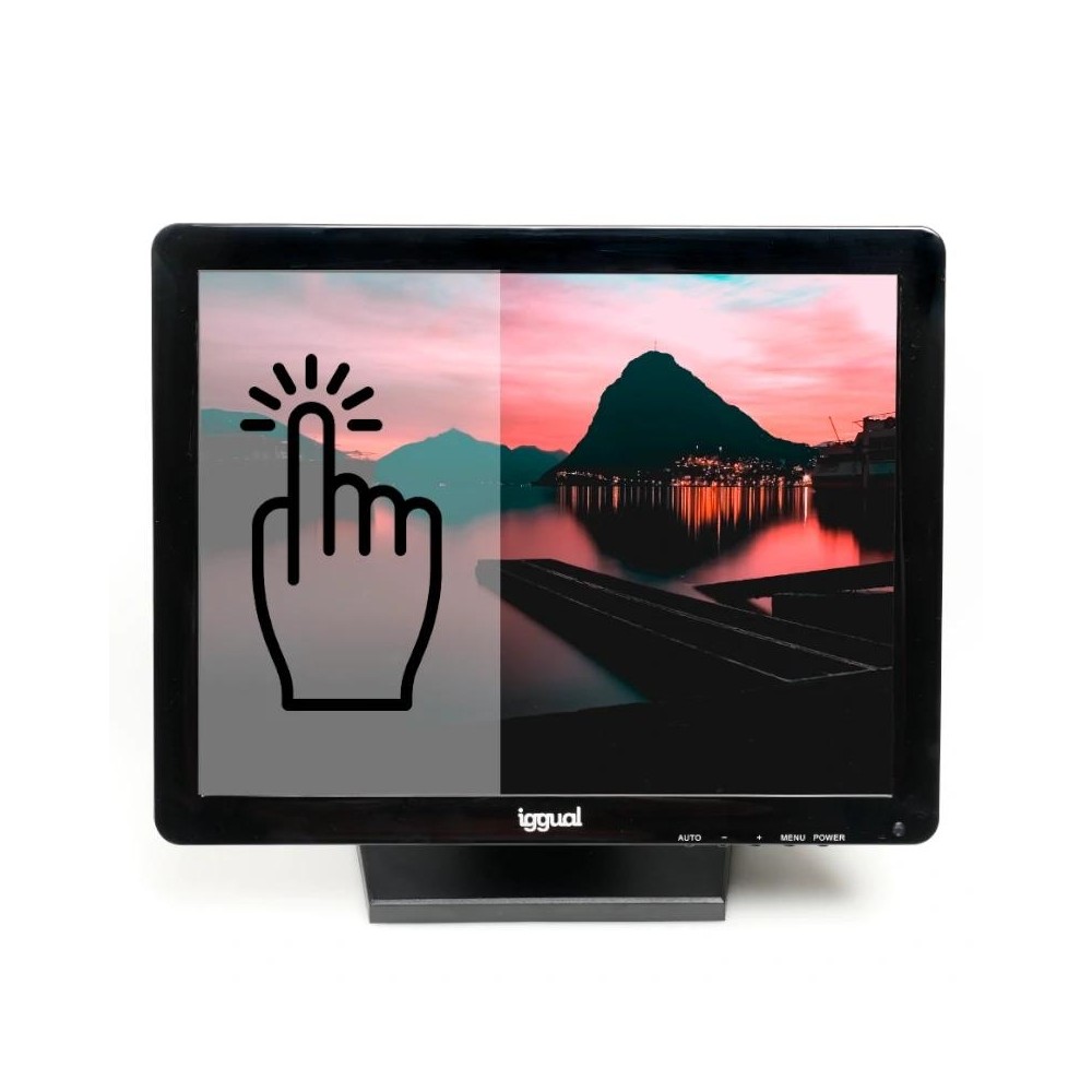 iggual Monitor LCD táctil MTL15C XGA 15" USB