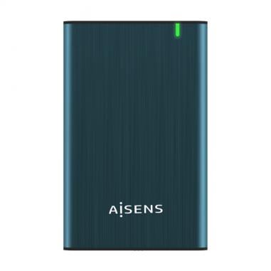 AISENS CAJA EXTERNA 2.5" ASE-2525PB 9.5MM SATA A USB 3.0 3.1 GEN1 AZUL PACIFICO