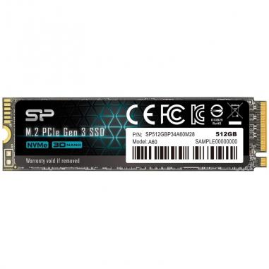 SP P34A60 512GB SSD M.2 PCIe Gen3x4 Nvme