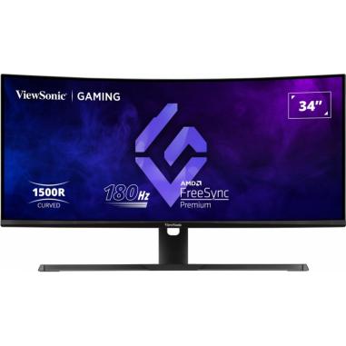 Viewsonic Monitor 34" VX3418-2KPC QHD - 144hz - Respuesta 1ms - 1500R Curve Monitor - 21:9 - Adaptive Sync - 2 HDMI - 2 DisplayP