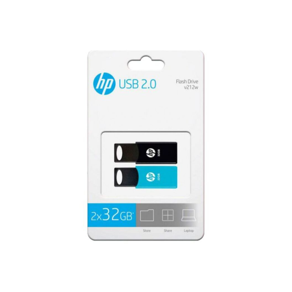 USB 2.0 HP 32GB X 2 TWIN