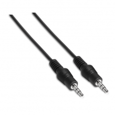 CABLE AUDIO AISENS ESTEREO JACK 3.5 M-JACK 3.5 M NEGRO 10M