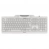 Cherry Teclado+Lector Chip Integrado (DNIe) Blanco