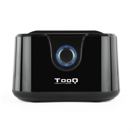 Tooq TQDS-802B Dock Station Doble Bahía HDD Negra