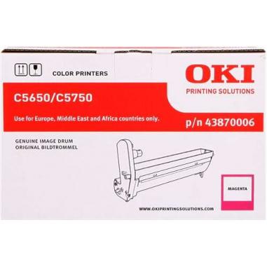 OKI C5650/C5750 Magenta Tambor de Imagen Original - 43870006 (Drum)