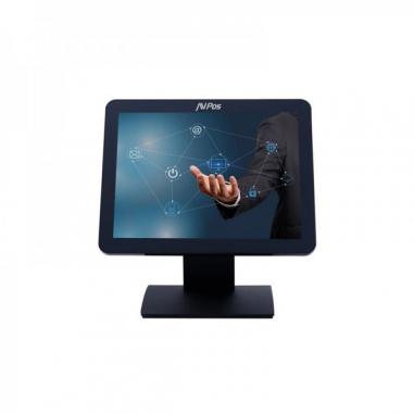 AVPos AVPos-T15 Monitor Tactil de 15 Pulgadas - Pantalla True Flat Capacitiva de 10 Puntos - 1024x768 - 400CD/M2 - VGA - Color N