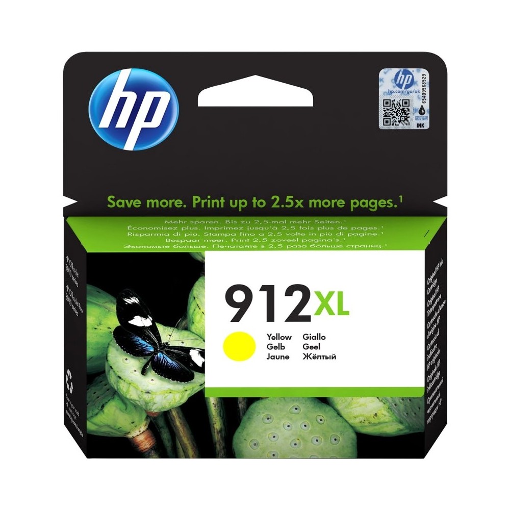 HP Cartucho 912XL Amarillo