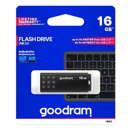 Goodram UME3 Lápiz USB 16GB USB 3.0 Negro