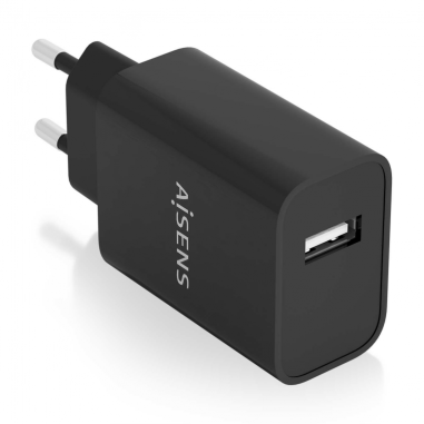 CARGADOR AISENS USB 10W ALTA EFICIENCIA 5V/2A NEGRO