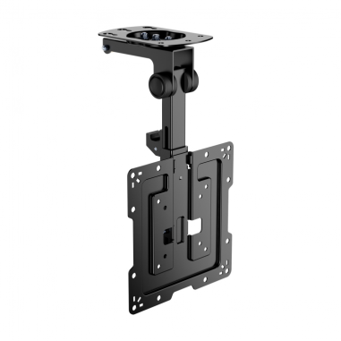 SOPORTE DE TECHO AISENS GIRATORIO PLEGABLE PARA MONITORTV 20KG DE 19-43 NEGRO