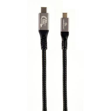 CABLE GEMBIRD USB 3.2 GEN. 2X2 TIPO C DE PRIMERA CALIDAD, 20 GBPS, 100 W, 1,5 M