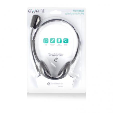 EWENT EW3563 Auriculares+ Micrófono Stéreo