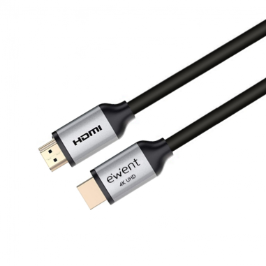 CABLE HDMI 2.0 EWENT PREMIUM HIGH SPEED CON ETHERNET NEGRO M/M 3M 4K 60HZ