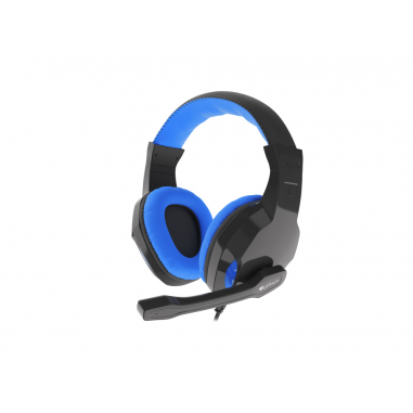 AURICULARES GAMING GENESIS ARGON 100 2.0 MINI JACK NEGRO-AZUL