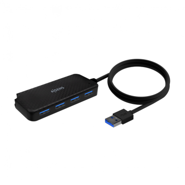 HUB AISENS USB 3.0 TIPO A/M-4XTIPO A/H NEGRO 60CM