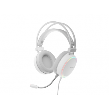 AURICULARES GAMING GENESIS NEON 613 2.0 RGB BLANCOS