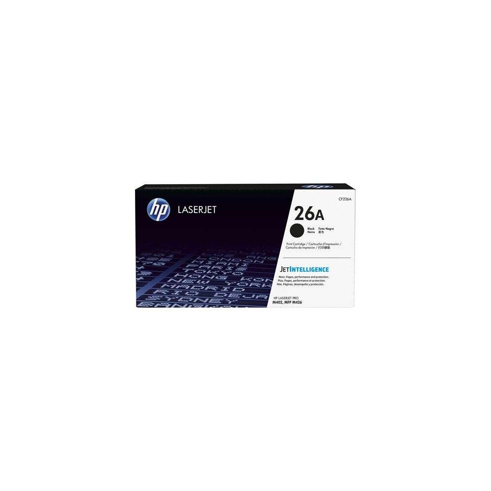 HP CF226A Negro Cartucho de Toner Original - 26A