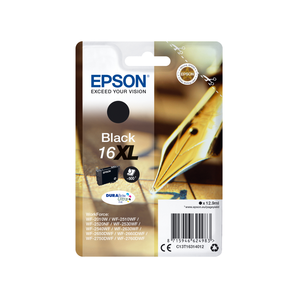 TINTA EPSON DURABRITE 16XL NEGRA WF2630WF