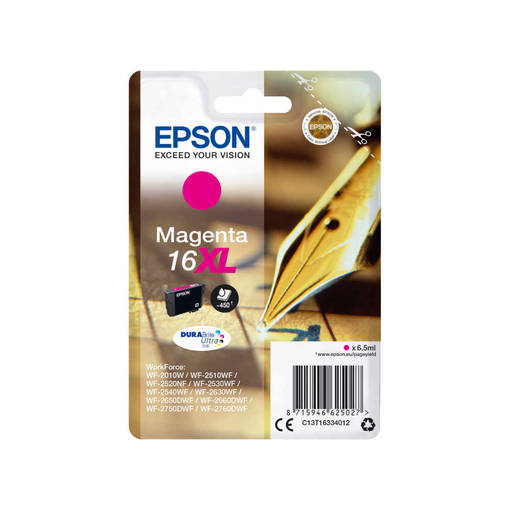 TINTA EPSON DURABRITE 16XL MAGENTA WF2630WF WF2010