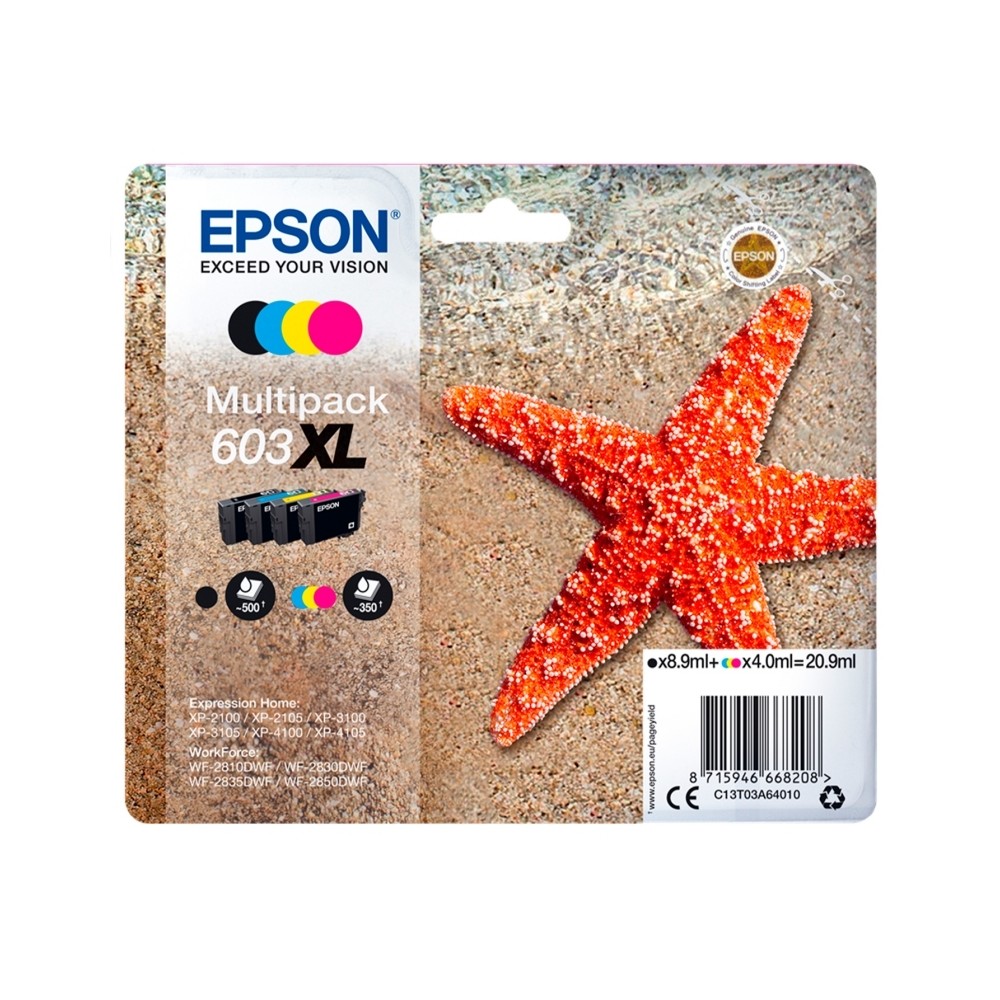 Epson Cartucho Multipack 603XL 4 Colores