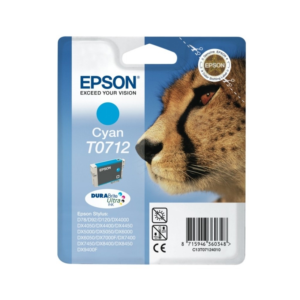 Epson Cartucho T0712 Cyan