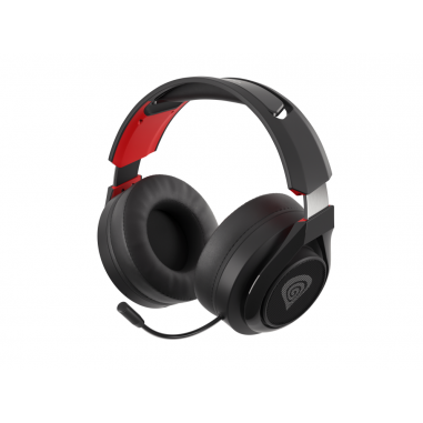 AURICULARES GAMING INALAMBRICO GENESIS SELEN 400 2.0 MINI JACK, USB NEGRO-ROJO