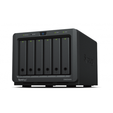 NAS SYNOLOGY DS620SLIM 6BAY 2.5IN 2.0GHZ DC EXT2X GBE 2X USB 3.0