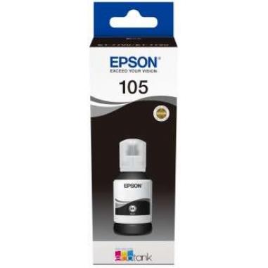 Epson 105 Negro Botella de Tinta Pigmentada Original - C13T00Q140