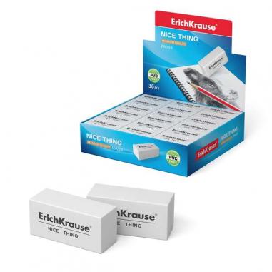 Erichkrause Nice Thing Borrador de Dureza Media - Fabricado de Caucho Termoplastico Hipoalergenico - Ecologico y Moderno - Libre