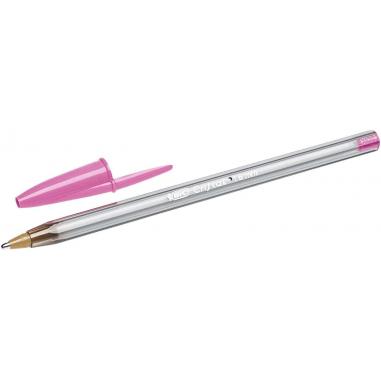 Bic Cristal Fun Boligrafo de Bola - Punta Gruesa de 1.6mm - Tinta con Base de Aceite - Color Rosa