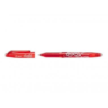 Pilot Frixion Ball Boligrafo de Gel Borrable - Punta de Bola 0.7mm - Trazo 0.4mm - Grip Ergonomico - Color Rojo