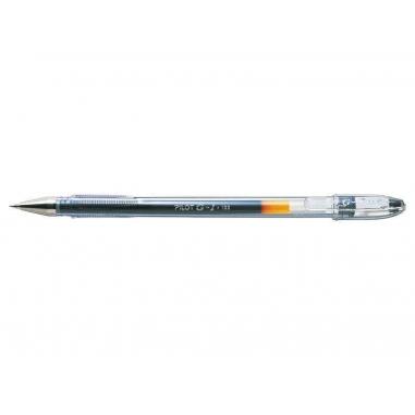 Pilot Boligrafo de Gel G1 - Recargable - Punta de Bola 0.5mm - Trazo 0.3mm - Cuerpo Transparente - Color Negro