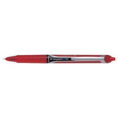 Pilot Boligrafo de Tinta Liquida Hi-Tecpoint V7 RT - Retractil - Recargable - Punta Fina de Aguja 0.7mm - Trazo 0.35mm - Color R