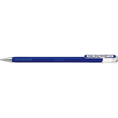 Pentel Mattehop Boligrafo de Bola - Punta 1mm - Trazo 0.5mm - Tinta de Gel Opaca - Fabricado con 55% de Materiales Reciclados - 