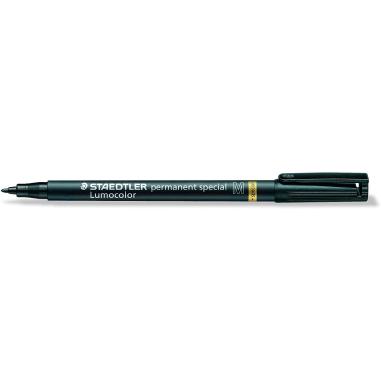 Staedtler Lumocolor Permanent Special 319 Rotulador Permanente - Punta de 1mm Aprox - Secado Rapido - Resistente a la Luminosida