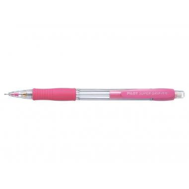 Pilot Portaminas SuperGrip H185 - Trazo 0.5mm - Mina HB - Cuerpo Rosa