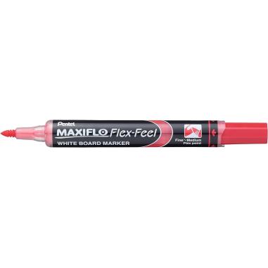 Pentel Maxiflo Flex-Feel Rotulador para Pizarra Blanca - Punta Flexible 4.6mm - Trazo de 1 a 5mm - Dosificacion de Tinta mediant