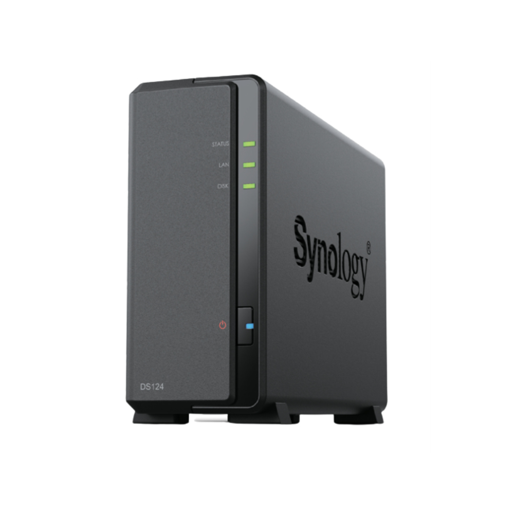 NAS SYNOLOGY DS124 1 BAHIA ETHERNET J4125 NEGRO