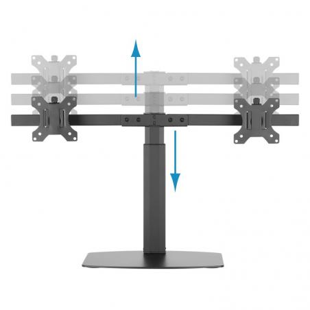 Tooq DB1727TN-B Soporte Monitor Mesa 2Brazos 17-27