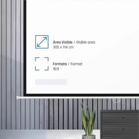 iggual Pantalla manual 16:9 106" 234x131 cm